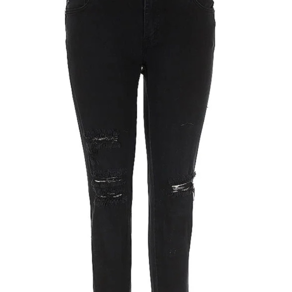 Kancan Black Distressed Women's Jeans